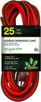 GoGreen Power GG-13725 16/3 25™ SJTW Outdoor Extension Cord, Lighted End, 25 Ft