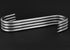10" Meat Hooks,8mm Heavy Duty S-Hooks HONSHEN Stainless Steel Meat Processing Butcher Hook 4Pack