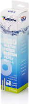 Arrow Home Products Cleara H2O Water Filtration System Replacement, Includes 2-Filters and 1-Spigot, White