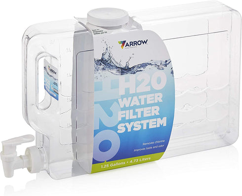 Arrow Home Products Cleara H2O Filter System, 40 Cup, Clear