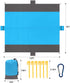 AMOSTBY Beach Blanket for 5-8 Adults,Waterproof and Sandproof Lightweight Picnic Blanket,Extra Large Oversized Beach Mat with 4 Pockets for Beach Hiking Camping Travel 10'' x 9''