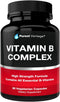 Vitamin B Complex Vitamins B12, B1, B2, B3, B5, B6, B7, B9, Folic Acid - Super B Complex Vitamins for Women, Men, Adults – Aids in Energy, Stress, and Immunity - 90 Vegetarian Capsules