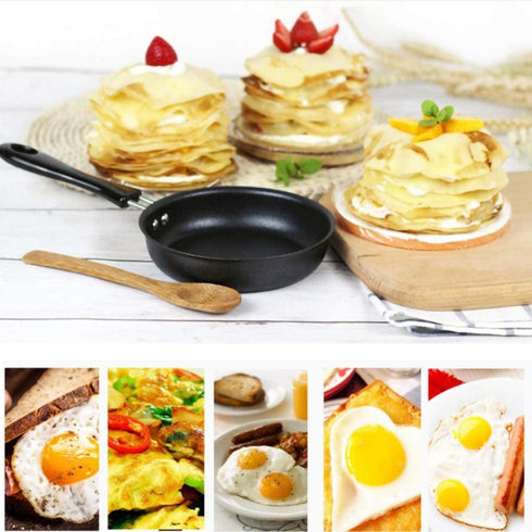 Frying Pan Small One Egg Pancake Round Mini Non Stick Fry Pan 4.7-inch mini cast iron skillet