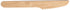 Pantryware Essentials Pantry Knive 158-100 Disposable Wooden Cutlery Knives, 0.5" Height, 1" Width, 6" Length (Pack of 100)