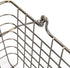 Yarlung 2 Pack Wire Storage Baskets, Small Hanging Metal Baskets Tote Farmhouse Decor Bin Organizer for Bathroom, Kitchen, Laundry Room, Removable Handle, Square, Bronze