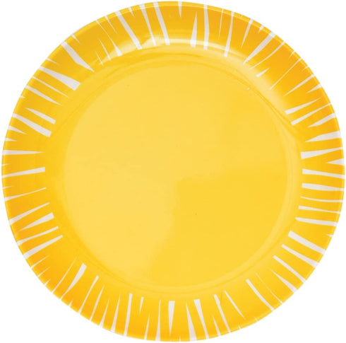 French Bull Assorted Plates-6 Piece Set-Melamine Dinnerware, Serving, Party, Platter, Dish, 6" Fringe Appetizer