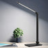 LED Desk Lamp, Touch Control Desk Lamp with 3 Levels Brightness, Dimmable Office Lamp with Adjustable Arm, Foldable Table Desk Lamp for Table Bedroom Bedside Office Study, 5000K, 8W, Black