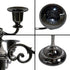 VINCIGANT Black Candle Holders Fireplace Candelabra for Taper Candle,Dinning Room Table Centerpieces Decoration,Christmas