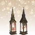 DUWIN 2 psc Christmas Water Lantern Glitter? LED Christmas Lantern Snow Globe Indoor and Hutdoor Christmas Holiday Home Decoration Suitable for Bar, Living Room, Holiday Party(Without Battery)(A)