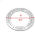 Geesatis Table Turntable Accessories 1 PCS Metal Lazy Susan Hardware Rotating Turntable Bearing Round Swivel Plate, Smooth Swivel Plate for Kitchen Base Turn Dining Table, Heavy Loads, Silver, 8 inch