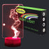 FlyonSea Baseball Light,Baseball Gifts Bedside Lamp 7 Colors Change + Remote Control with Timer Kids Night Light Optical Illusion Lamps for Boys Gift Ideas for Boys or Kids