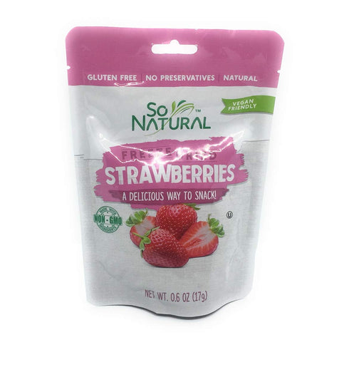 So Natural Freeze Dried Strawberries (Strawberry, 1 Pack)