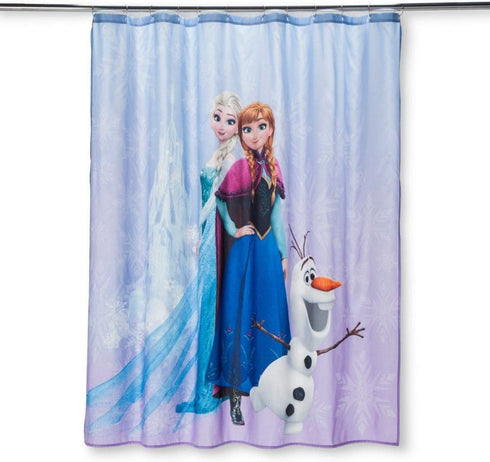DS Frozen Purple Shower Curtain