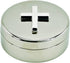 Round Plated Non-Tarnish Nickel Cross Rosary Box