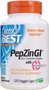 Doctor's Best PepZin GI, Zinc-L-Carnosine Complex, Non-GMO, Vegan, Gluten Free, Soy Free, Digestive Support, 120 Veggie Caps