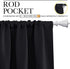 NICETOWN Black Out Curtain Panels for Kitchen - Energy Smart Decoration Thermal Insulating Blackout Drapes/Draperies for Small Window (2 Panels, 42 inches Wide by 45 inches Long)