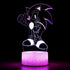 3D Sonic The Hedgehog Night Light, Table Lamp with Remote Control Kids Bedroom Decoration, Creative Lighting for Kids and The Hedgehog Fans