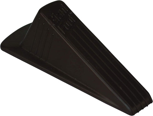 Master Manufacturing Brown Giant Foot Door Stop, Heavy Duty Rubber Wedge Design, Made in the USA, Holds Doors Up to 2" Clearance Securely (00964)