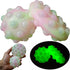 Zayedo Pop Its Ball Fidget Toy (2 Pack - Glow in The Dark) 3D Popit Toys (Round + Flat)