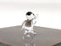 Sansukjai Rare Penguin Tiny Micro Crystal Figurines Hand Blown Clear Glass Art Bird Animals Collectible Gift Home Decor (N)