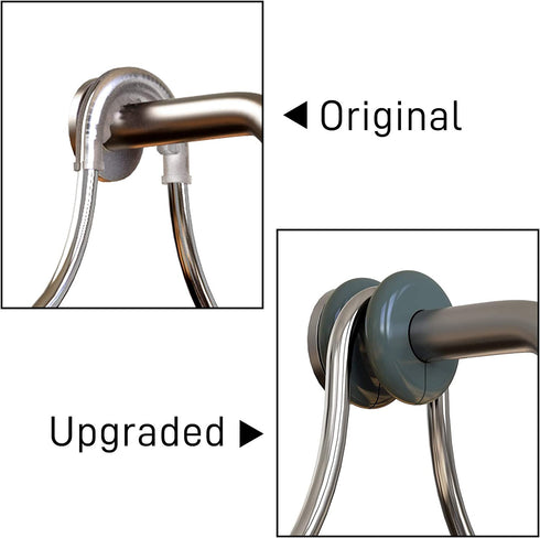 Upgraded! GeekDigg Bathroom Hanging Shower Head Caddy Organizer, Three Tier, Rust Proof Premium Hanger Design With Suction Cups, Hooks, Bath Room Caddies Hang on Showers Head, Shower Organizer, Silver