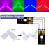 LED Light Strip Connectors Kit Includes 32.8Ft 4 Pin Extension Cable,Corner Connector,T Shape Connector,Strip to Strip Jumper,Strip to Wire Quick Connector,Mounting Clips for 5050 RGB LED Strip Light