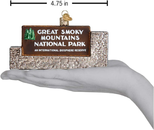 Old World Christmas Ornaments: State Parks Glass Blown Ornaments for Christmas Tree, Great Smokey