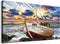 inspiration Canvas Wall Art for Living Room family Bedroom room Wall decor modern office Wall painting bathroom Decoration Blue sea ship scenery canvas pictures Artwork for home walls decorations