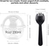 50 Pack 9oz Plastic Clear Dessert Cups with Dome Lids No Hole Disposable Snack Bowls for Ice Cream, Cake, Fruit, Parfait, Pudding and Jello Shot