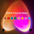 Sunset Lamp, Sunset Projection Lamp,16 Colors Sunset Light, 180° Rotation for Self-Media Vlog Selfie Pets Photography Solset Lamp