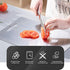 Acescen Stainless Steel Cutting Board for Kitchen Fruit Choping Non-slip Easy Grip Board Heavy Duty Cut double-Sided Boards with Handle for Vegetables Meat Cheese 18.1 x 11.8in