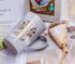Mugpie Grandpa Gifts Coffee Mug- Funny Father's Day Gifts Birthday Christmas Presents for Grandpa from Son Daughter Kids Wife -Novelty 12.5oz Gray Tall Marble Ceramic Coffee Cup +Gifts Box