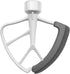 KITCHPOWER 4.5-5 Quart Flex Edge Beater for KitchenAid Tilt-Head Stand Mixers,Kitchen Aid Attachments for Mixer,Flat Beater With Flexible Edges,White