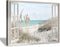 Hardy Gallery Coastal Beach Picture Wall Art: Beach Theme Window Canvas Art Prints Seascape Artwork for Bedroom (36? x 24œ x 1 Panel)