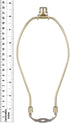 B&P Lamp® Brass Plated Finish Table Lamp Wiring Kit with a 8 Inch Harp and 3-Way Socket