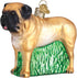 Old World Christmas Dog Collection Glass Blown Ornaments for Christmas Tree English Mastiff