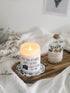 Housewarming Gifts for New Home, Housewarming Scented Candle, New House, Moving, New Homeowner Gift Idea (White)