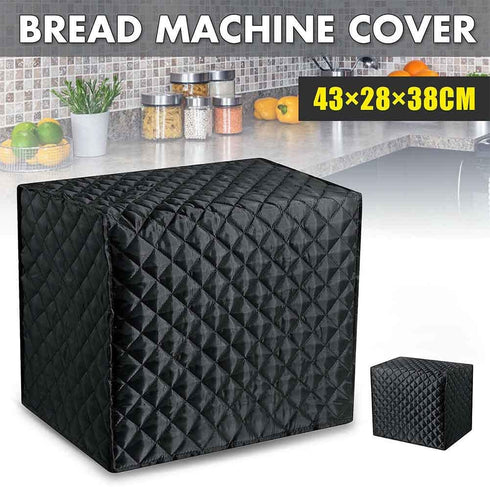 Bread Maker Cover, Clip Cotton Polyester Diamond Stitching Bakeware Protector, Home Kitchen Toaster Dust Cover Bread Machine Cover Washable