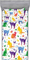 Cartoon Cat Bed Fitted Sheets, Butterfly Cat Sheet Set for Kids Girls Boys Teens, Twin Fitted Sheets 2 Pack Animal Pet Kittens Bedding Decor Set Soft Microfiber Sheet Set