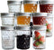 Tebery 12 Pack Mason Jars Canning Jars 12 OZ Jelly Jars With Regular Lids and Bands For Canning, Freezing, Preserving, Beverages & Jar Deco (4oz&8oz)