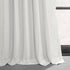 HPD Half Price Drapes Pleated Faux Silk Blackout Curtains For Bedroom Vintage Textured 25 X 96 (1 Panel), PDCH-KBS2BO-96-FP, Off White