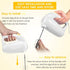2022 Hand Mixer Electric, 5 Speeds Selection Portable Handheld Kitchen Whisk, Lightweight Powerful Handheld Electric Mixer Stainless Steel Egg Whisk with 2 Beaters & 2 Dough Hooks for Cake, Baking, Cooking