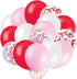 80 Pieces Valentines Day Balloons Party Decoration Supplies - Red Pink White Heart Balloons Kit for Valentines Wedding Engagement Party Decorations