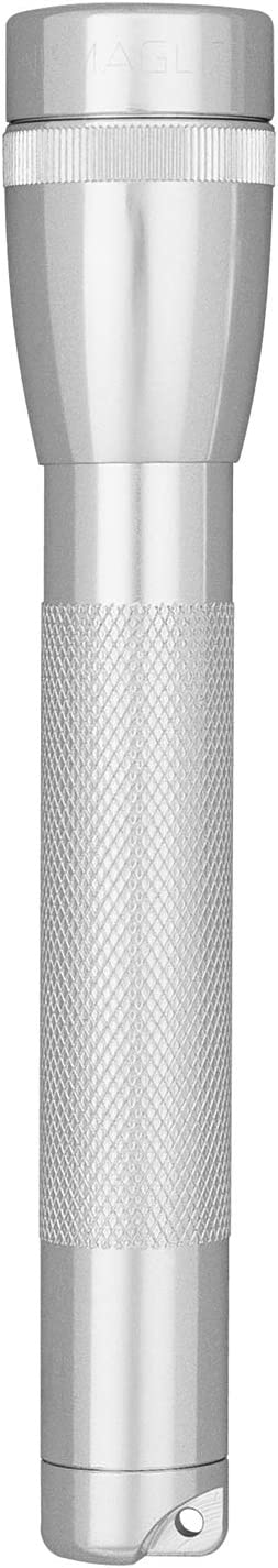 Maglite Mini Incandescent 2-Cell AA Flashlight, Silver