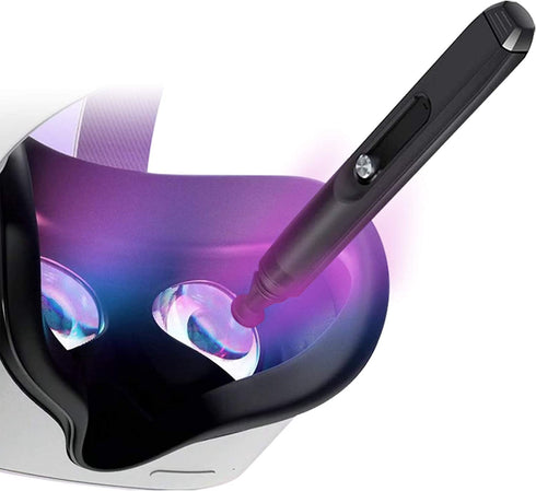 Lens Cleaning Pen Compatible with Meta/Oculus Quest 1/2/Pro,Optical Lens Dust and Fingerprint Cleaning for HTC Vive/Pro,Valve Index,PSVR 2,Pico 4,Pimax VR Headset,DJI Drone,Microsoft HoloLens,Cameras