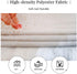 Beach Shower Curtain Washable, Seashells Starfish Conch Waves Ocean Bath Curtains, Blue Fabric Waterproof Bathroom Curtain Set with Hooks