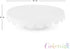 Twine White Stainless Steel Cake Stand, Set of 1, Cupcake Stand, Home Decor, Food Service, Dessert Accessory, 11-Inch Diameter, White