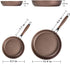 MOKIKA Nonstick Frying Pan, Best Nonstick Omelette Skillet, Stone Coating Cooking Pan, Dishwasher Safe, Induction Compatible(8&11 Inch)