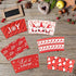 Whaline Christmas Coffee Tea Cup Sleeves 30 Pack Disposable Cardboard Sleeves Double-Layer Paper Sleeves Fit 12 and 16oz Paper Cup for Hot Drinks Cold Beverage Cafe Shop Office, 6 Design