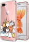 iPhone 7 Plus 8 Plus Case Cat Clear with Design Cute & Funny Cat Pattern Bumper Protective Case for Apple iPhone 7 Plus 8 Plus 5.5 Inch Gel Flexible TPU Silicone Shockproof Pet Pile Kitty Cats Cover